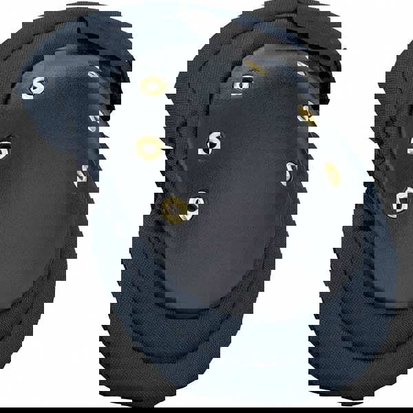 Knee Pad: 2 Strap, Rubber Cap, Hook & Loop Closure, Universal